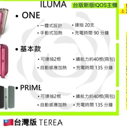 台版IQOS ILUMA i One 主機 最新一體機升級款 TEREA彈專用
